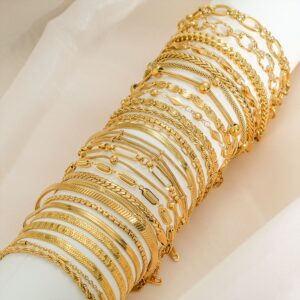 Gold plated bracelet